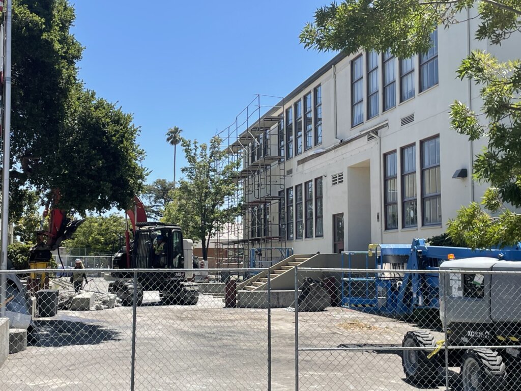 Image of school facility under construction